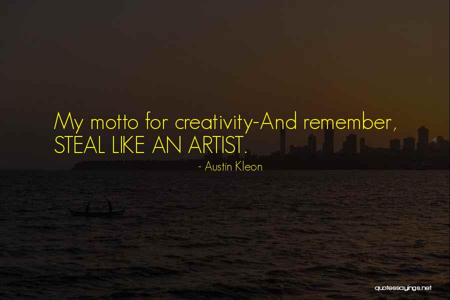 Zakra Restaurant Quotes By Austin Kleon Zakra Restaurant Quotes By Austin Kleon