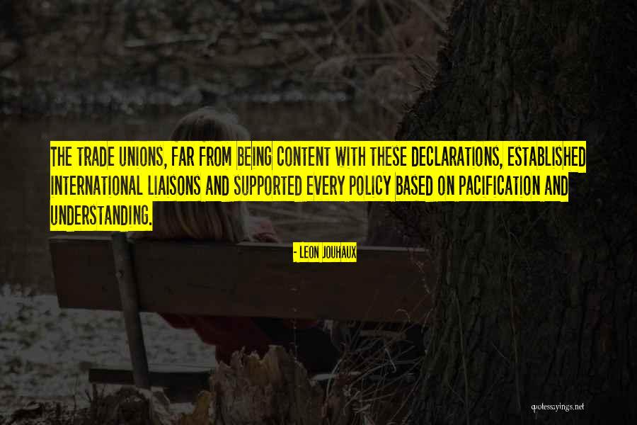 Zalina Chin Quotes By Leon Jouhaux Zalina Chin Quotes By Leon Jouhaux