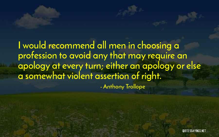 Zamachowski Richardson Quotes By Anthony Trollope Zamachowski Richardson Quotes By Anthony Trollope