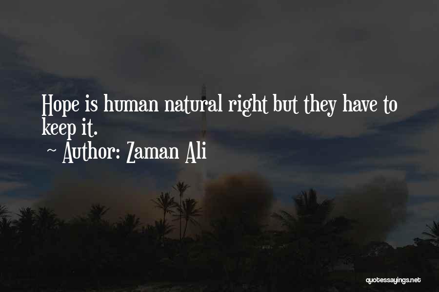 Zaman Ali Quotes 223145