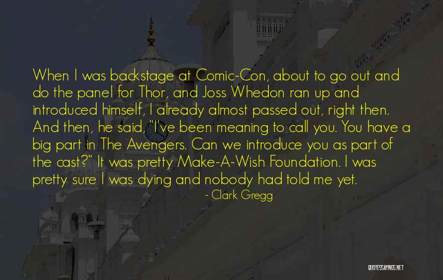 Zamani Mediterranean Quotes By Clark Gregg