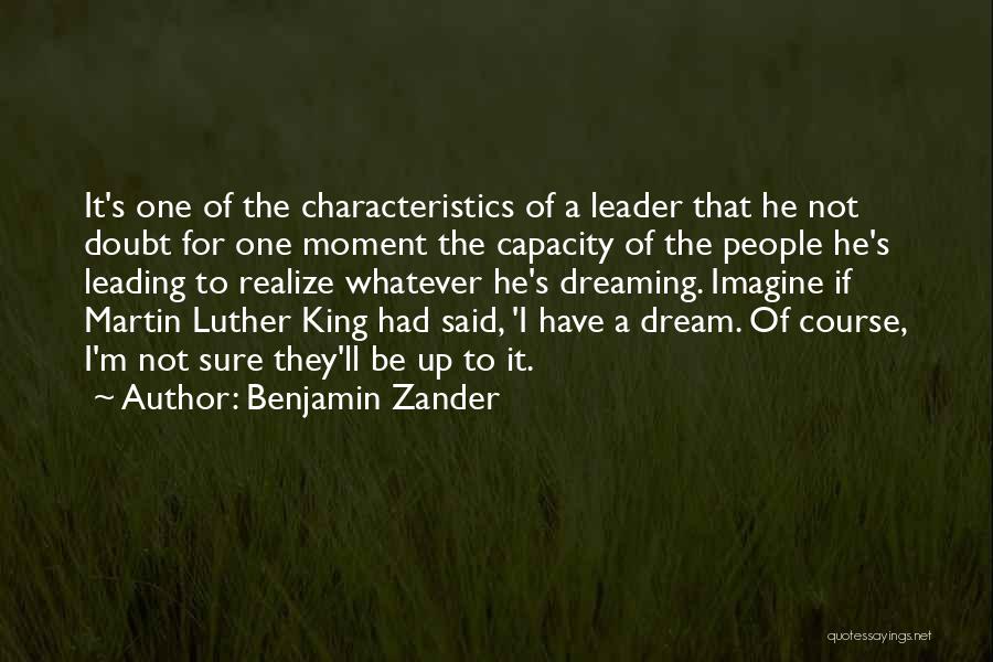 Zander Quotes By Benjamin Zander