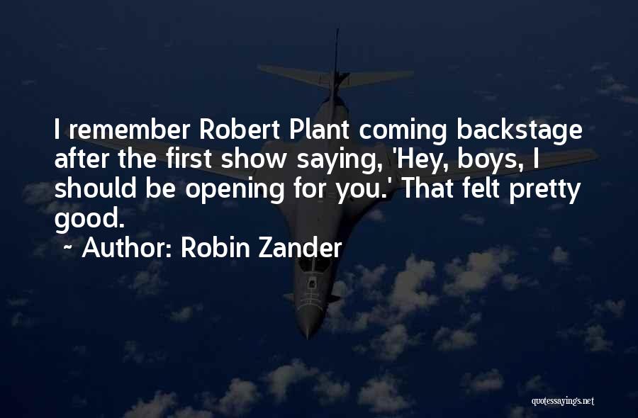 Zander Quotes By Robin Zander