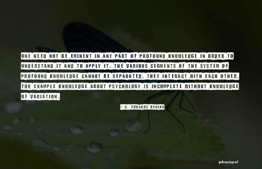 Zaoui Brothers Quotes By W. Edwards Deming Zaoui Brothers Quotes By W. Edwards Deming