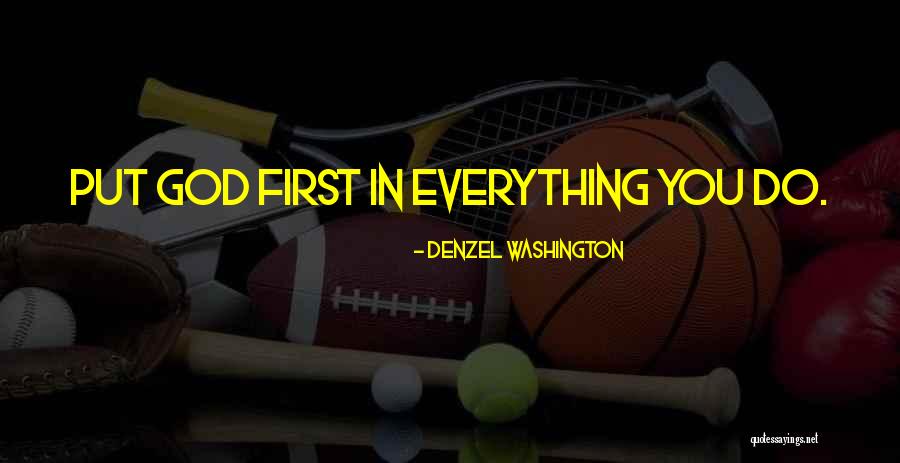 Zaremba Resident Quotes By Denzel Washington