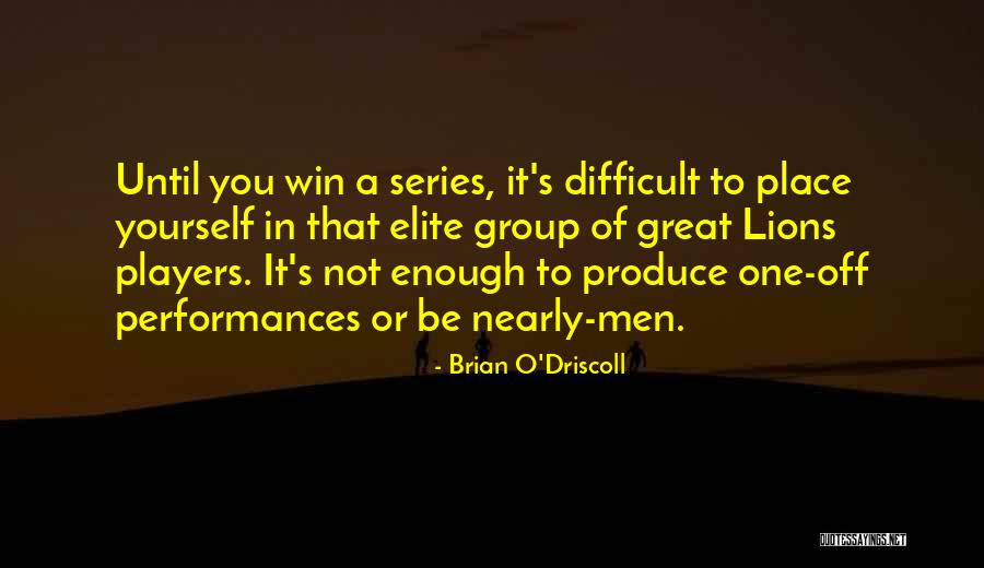 Zarkon Quotes By Brian O'Driscoll Zarkon Quotes By Brian O'Driscoll