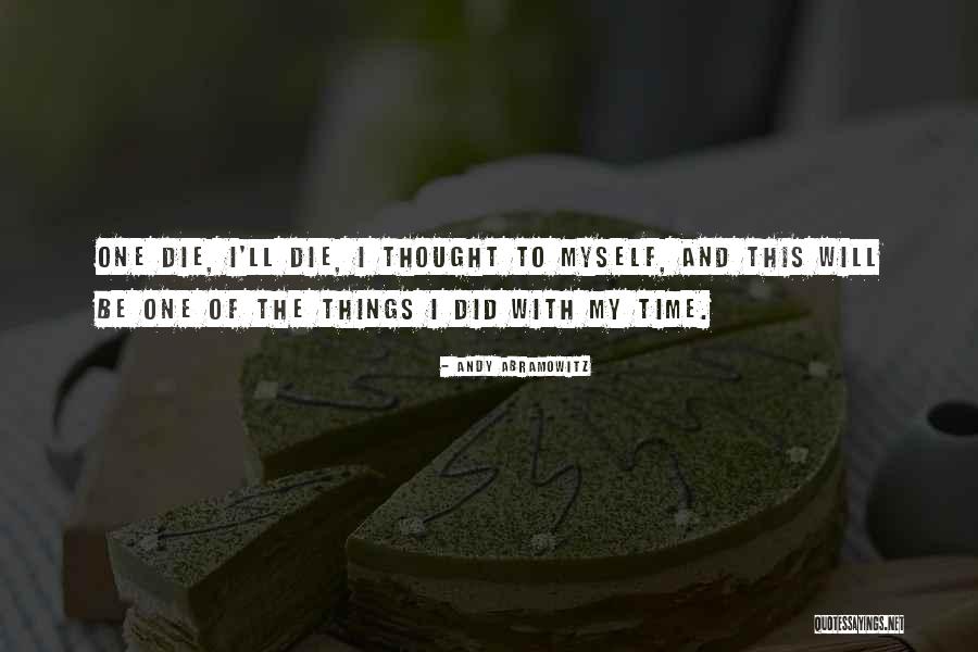 Zarrah Quotes By Andy Abramowitz Zarrah Quotes By Andy Abramowitz