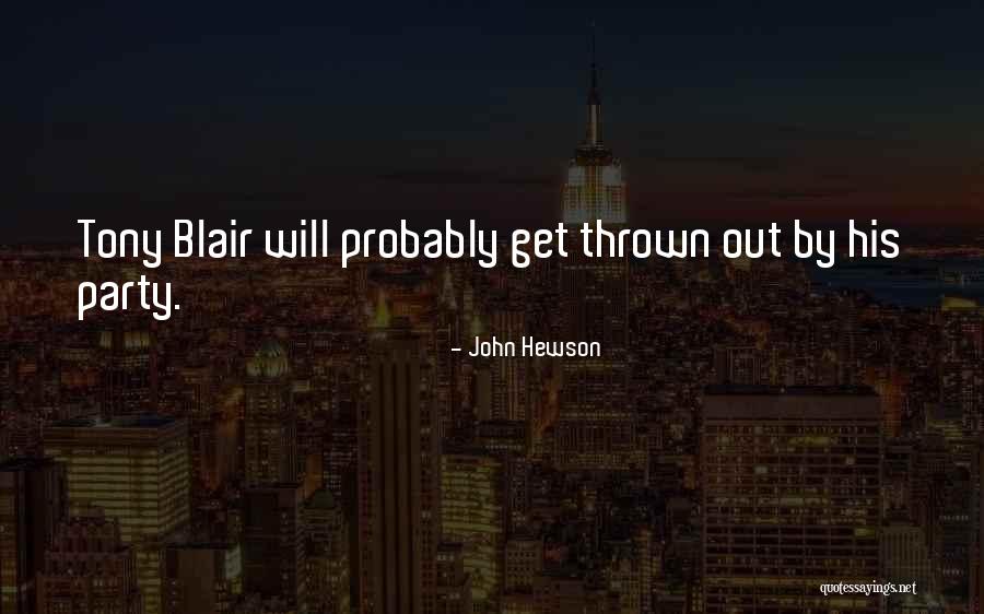 Zaties Restaurant Quotes By John Hewson
