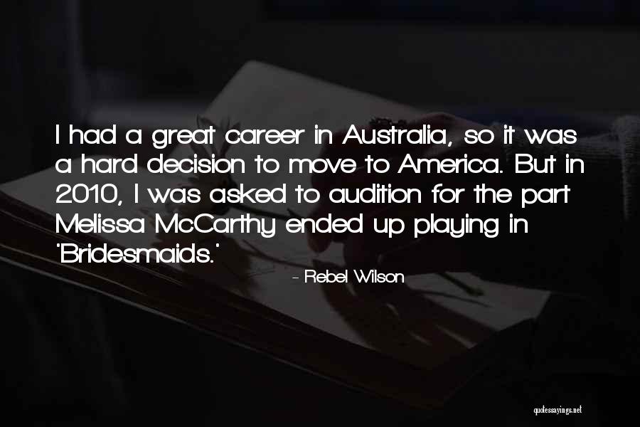 Zdolni Poznan Quotes By Rebel Wilson Zdolni Poznan Quotes By Rebel Wilson