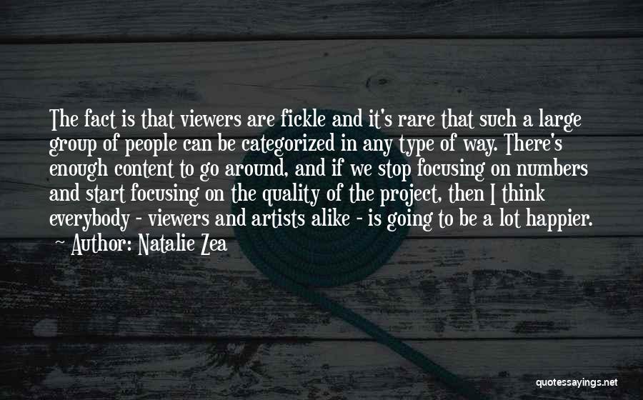 Zea Quotes By Natalie Zea