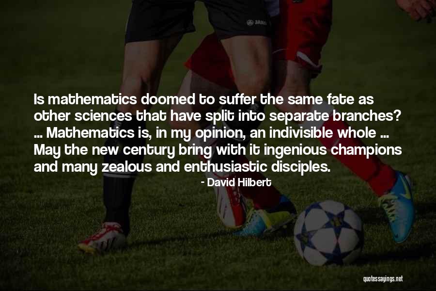 Zealous Quotes By David Hilbert