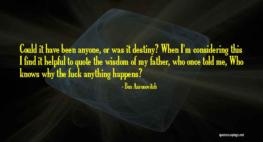 Zelazny Lord Quotes By Ben Aaronovitch Zelazny Lord Quotes By Ben Aaronovitch