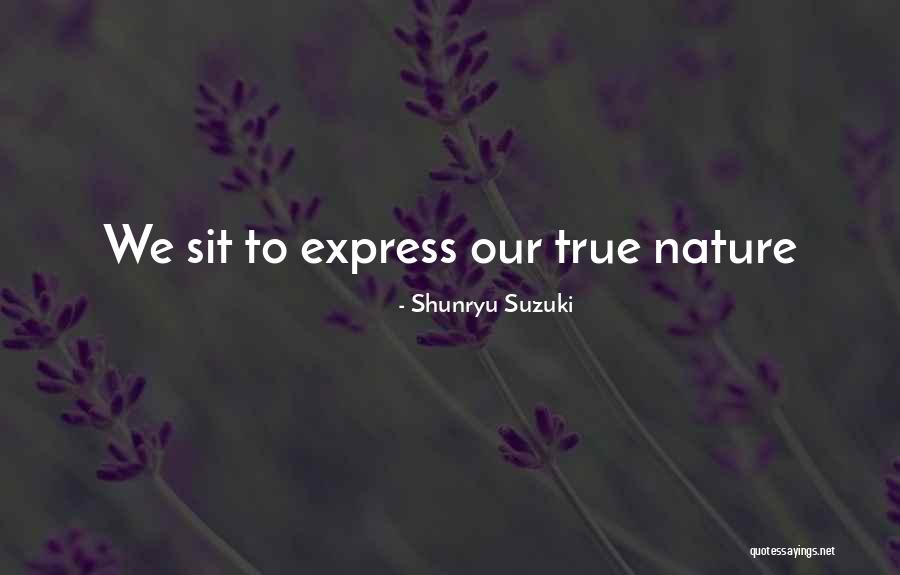 Zen Nature Quotes By Shunryu Suzuki