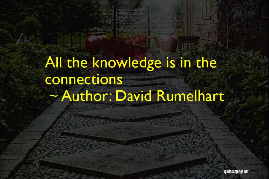 Zenilda Thompson Quotes By David Rumelhart