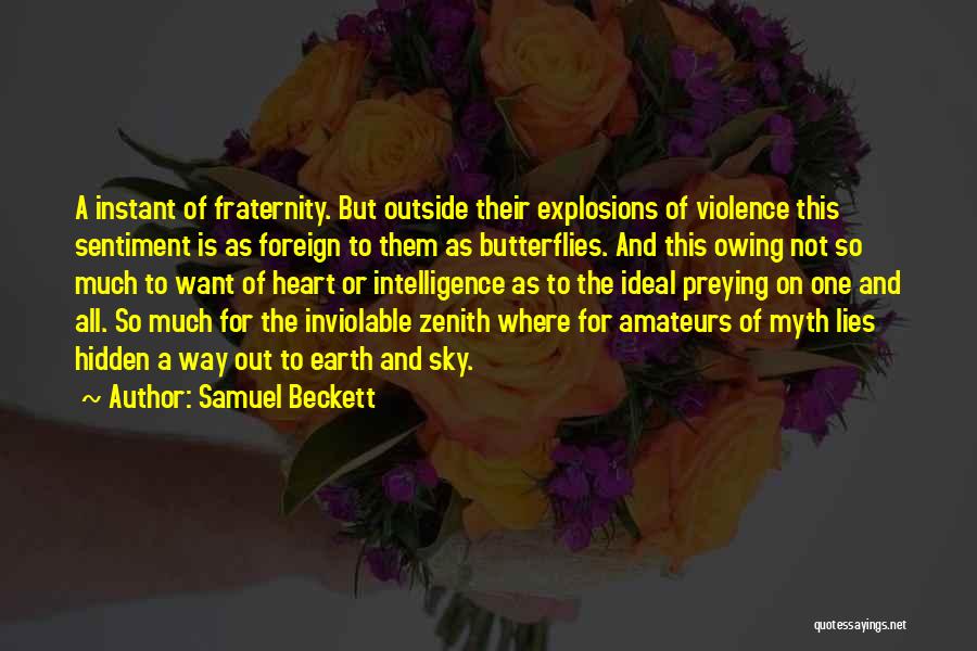 Zenith Quotes By Samuel Beckett