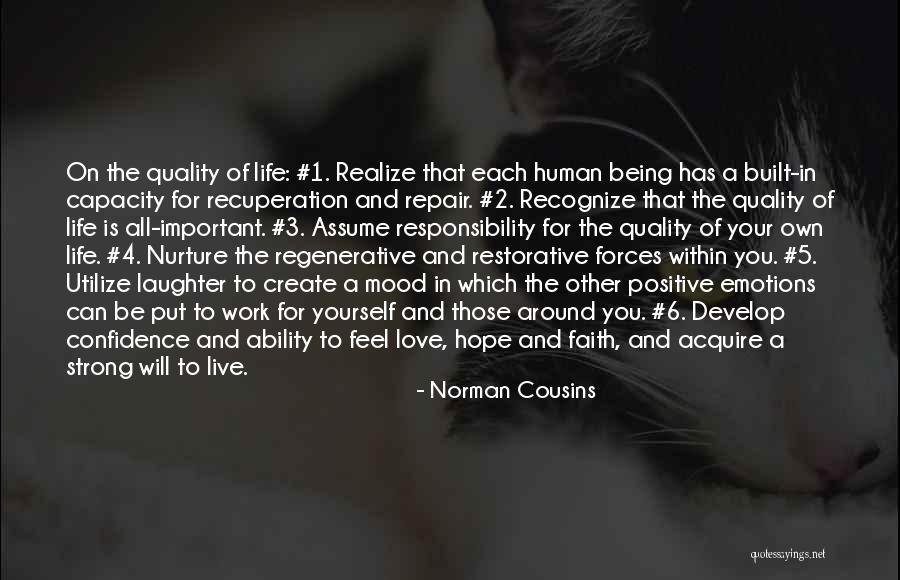 Zenker Quotes By Norman Cousins Zenker Quotes By Norman Cousins