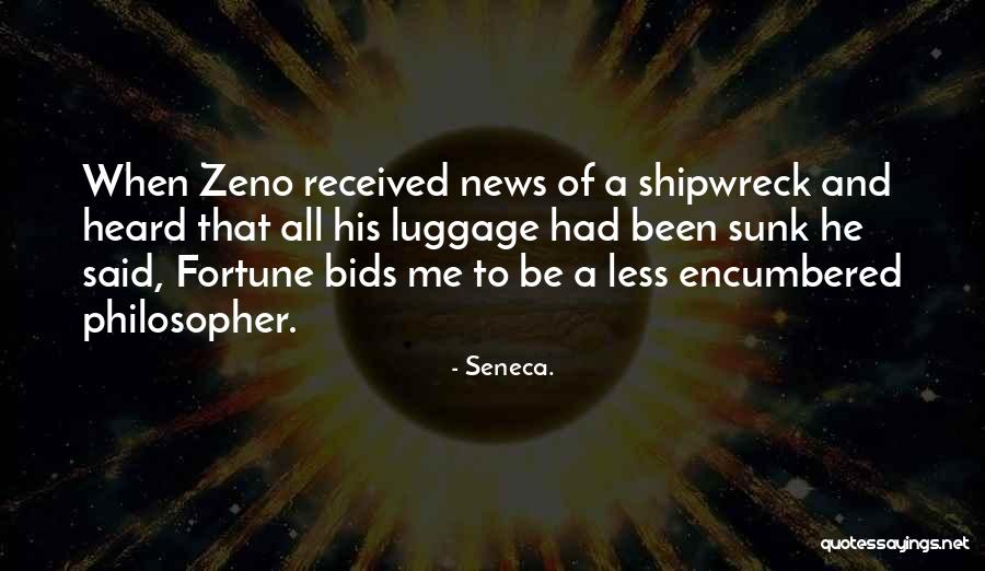 Zeno Philosopher Quotes By Seneca.