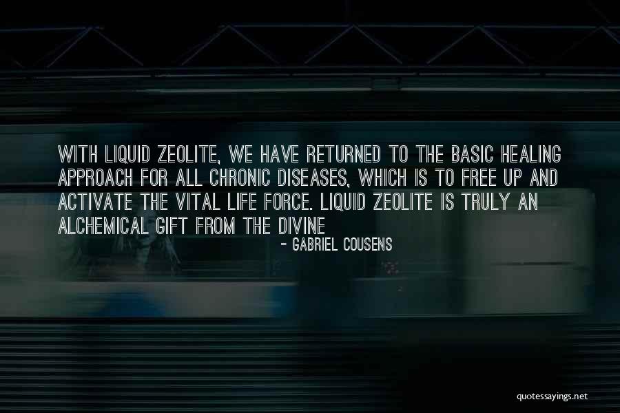 Zeolite Quotes By Gabriel Cousens Zeolite Quotes By Gabriel Cousens