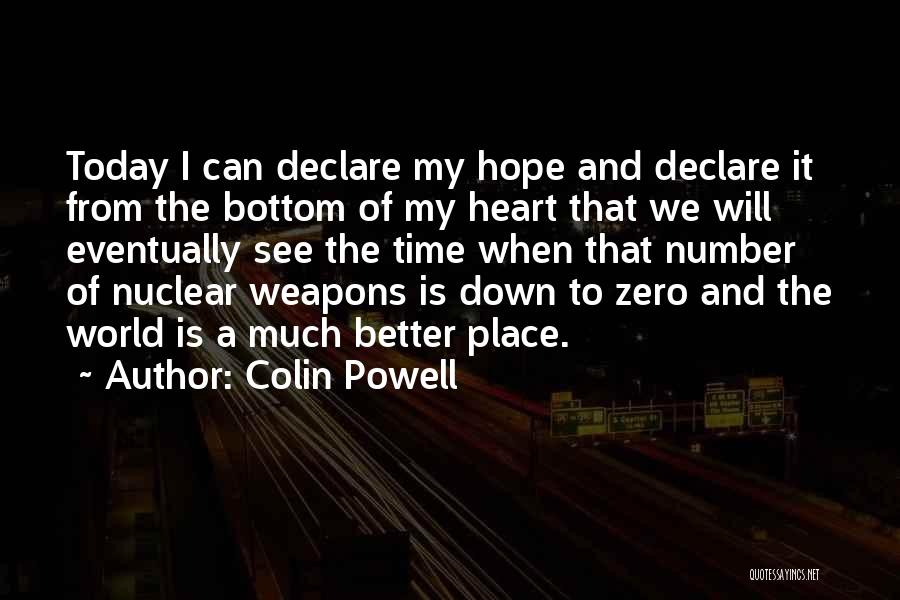 Zero Number Quotes By Colin Powell