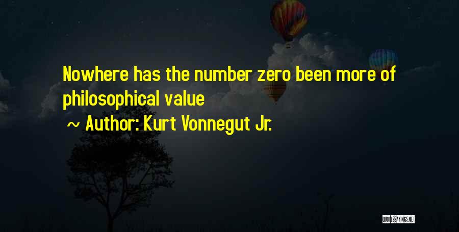 Zero Number Quotes By Kurt Vonnegut Jr.