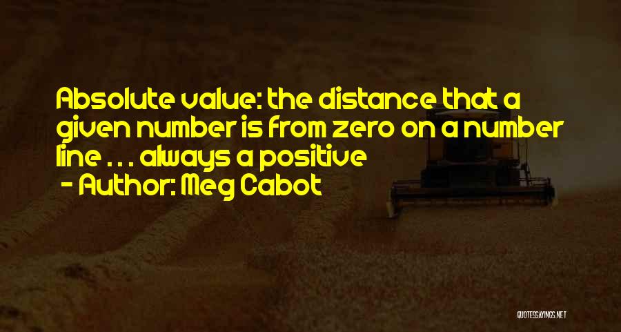 Zero Number Quotes By Meg Cabot