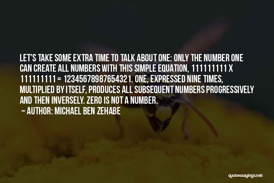 Zero Number Quotes By Michael Ben Zehabe