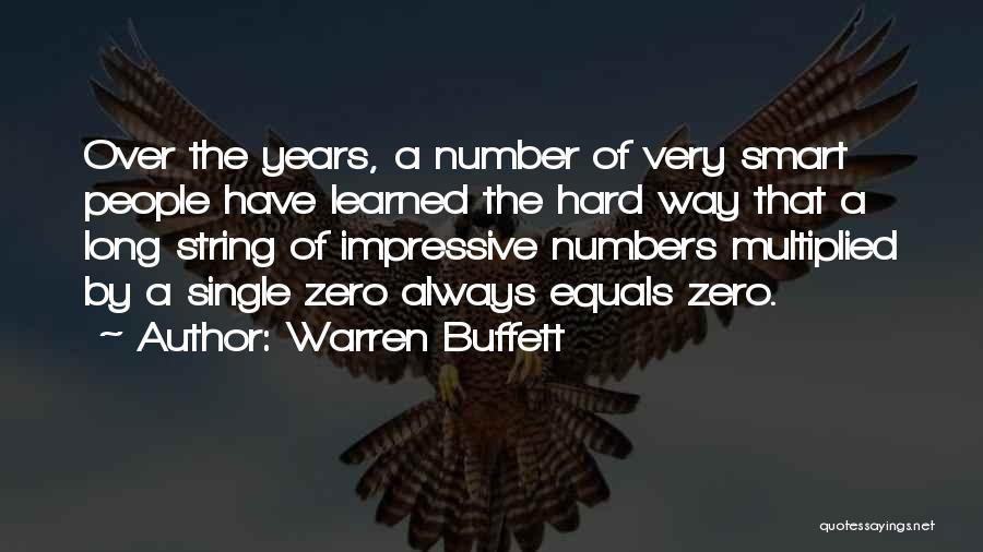 Zero Number Quotes By Warren Buffett