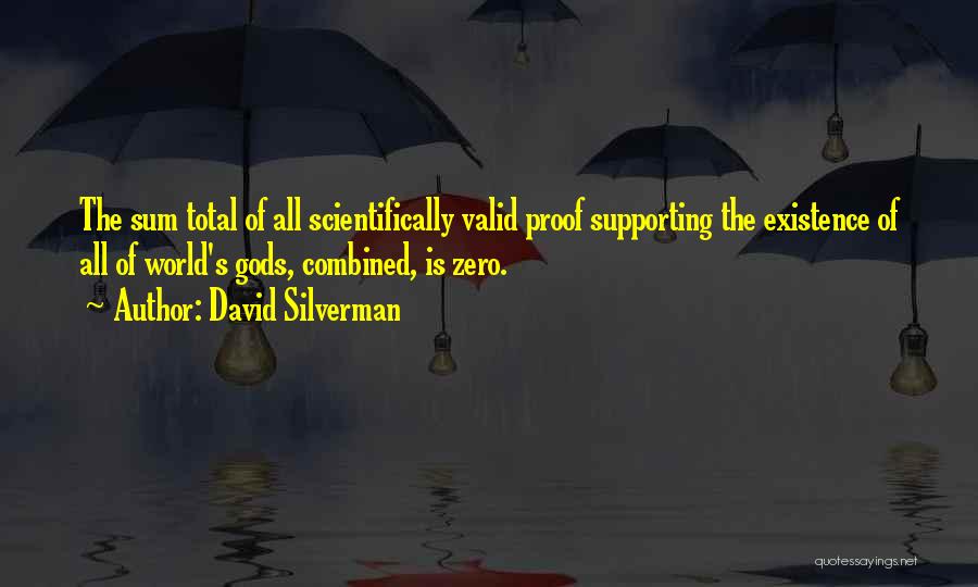 Zero Sum Quotes By David Silverman