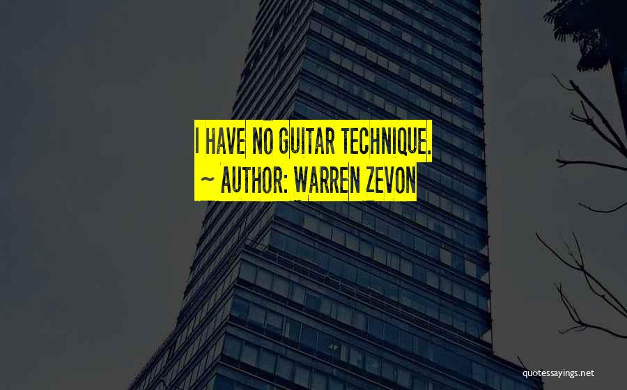 Zevon Quotes By Warren Zevon