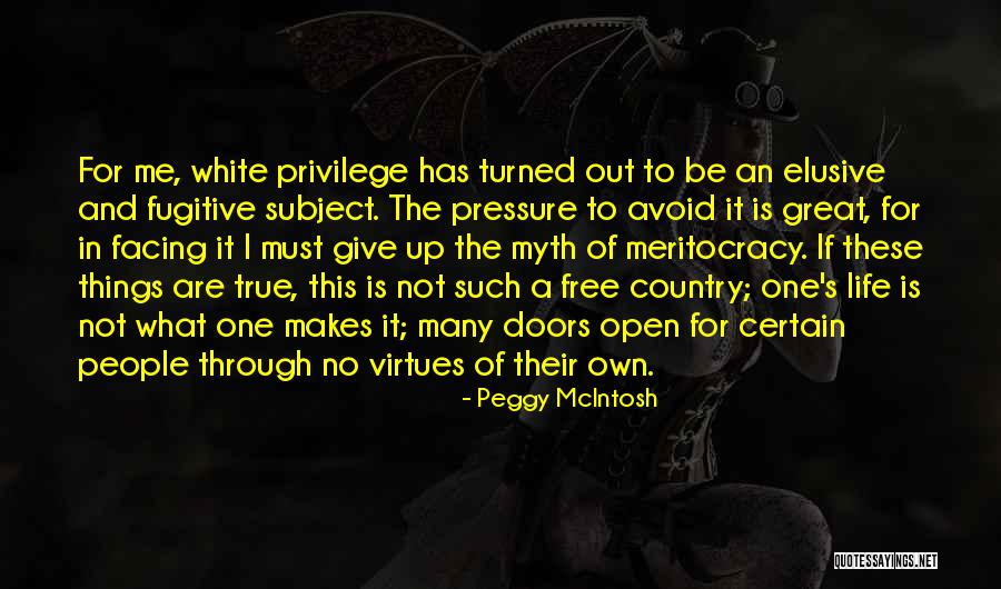 Zhafira Quotes By Peggy McIntosh Zhafira Quotes By Peggy McIntosh