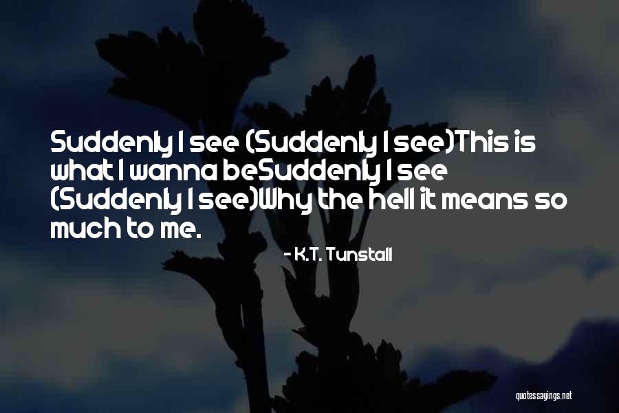 Ziang Prints Quotes By K.T. Tunstall Ziang Prints Quotes By K.T. Tunstall