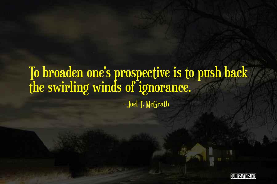 Ziegenhorn Construction Quotes By Joel T. McGrath
