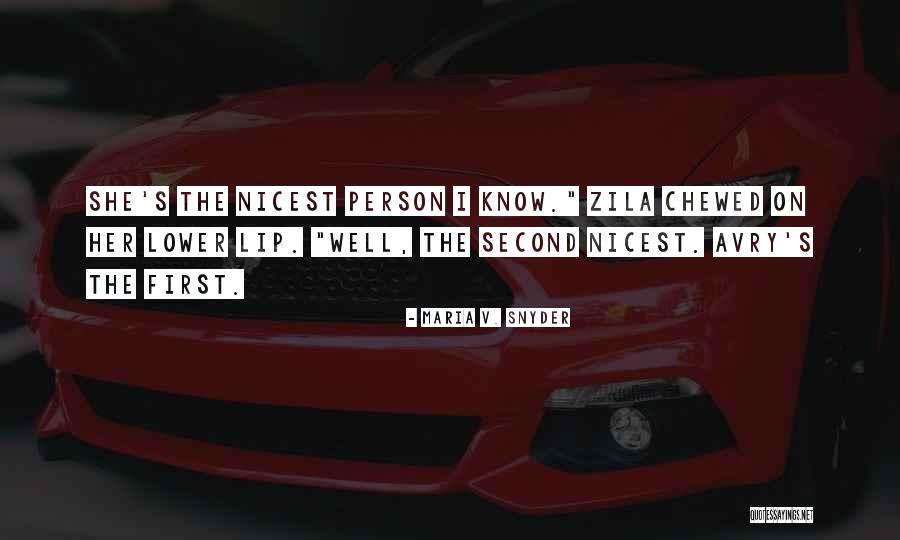 Zila Quotes By Maria V. Snyder Zila Quotes By Maria V. Snyder