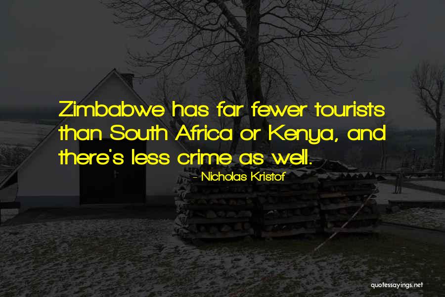 Zimbabwe Africa Quotes By Nicholas Kristof