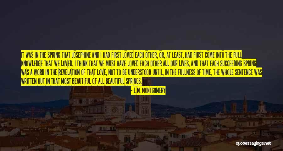 Zimbalist Carter Quotes By L.M. Montgomery Zimbalist Carter Quotes By L.M. Montgomery