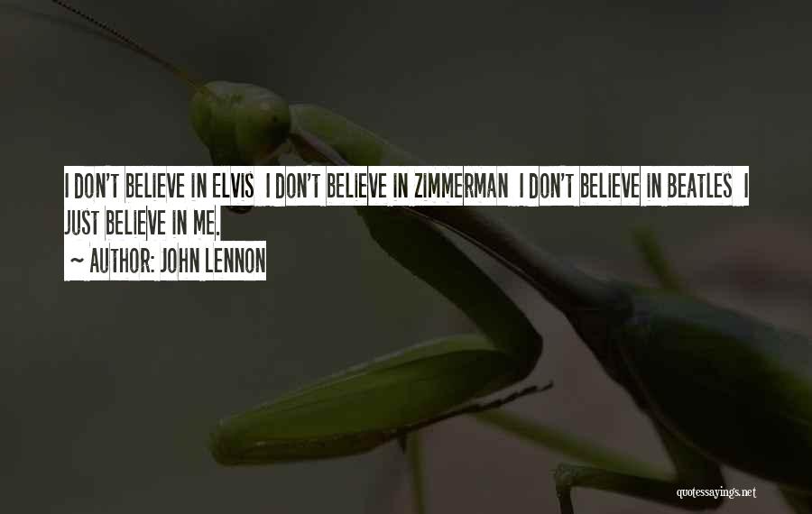 Zimmerman Quotes By John Lennon