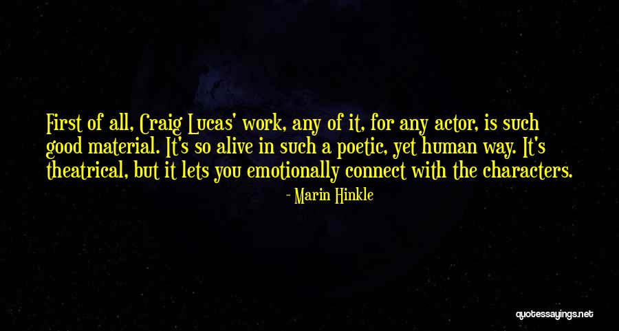 Zinat Quotes By Marin Hinkle Zinat Quotes By Marin Hinkle