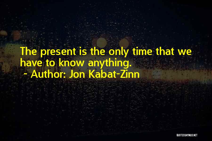 Zinn Quotes By Jon Kabat-Zinn