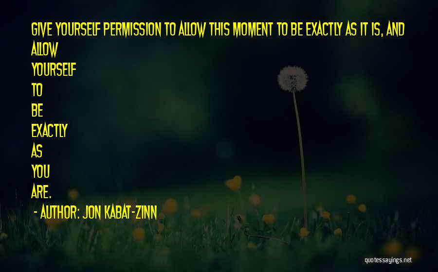 Zinn Quotes By Jon Kabat-Zinn