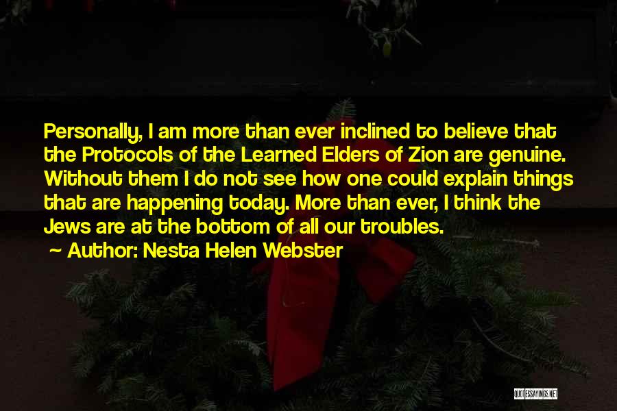 Zion I Quotes By Nesta Helen Webster