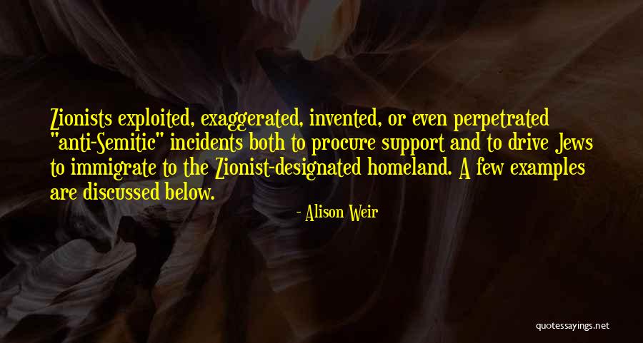 Zionist Quotes By Alison Weir Zionist Quotes By Alison Weir