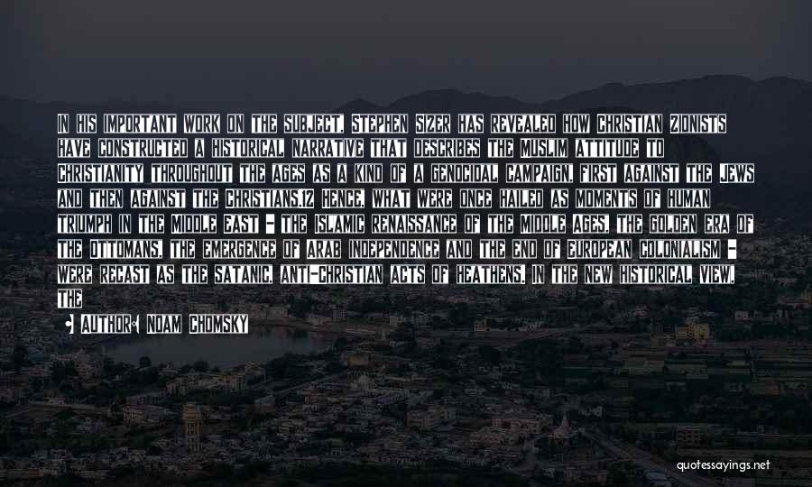 Zionists Quotes By Noam Chomsky