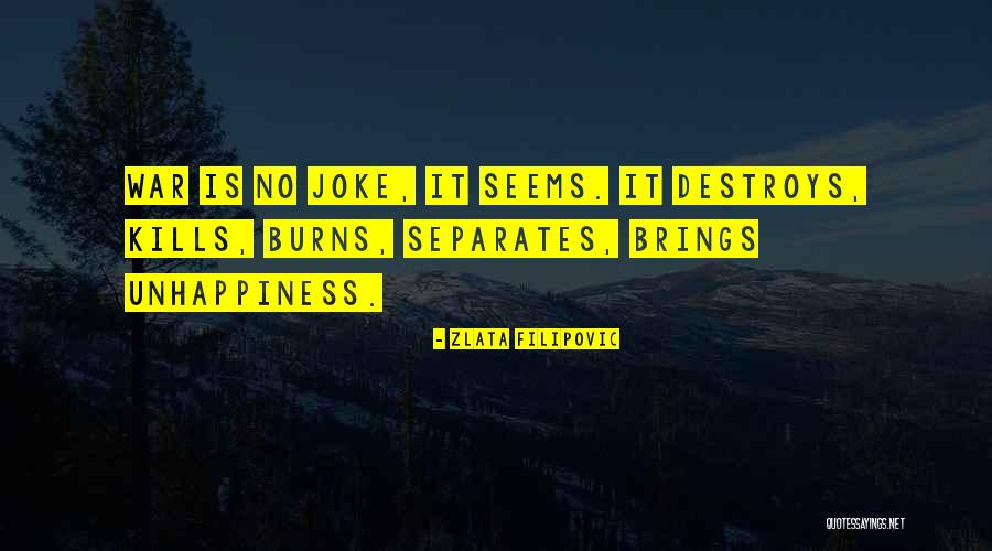 Zlata Quotes By Zlata Filipovic Zlata Quotes By Zlata Filipovic