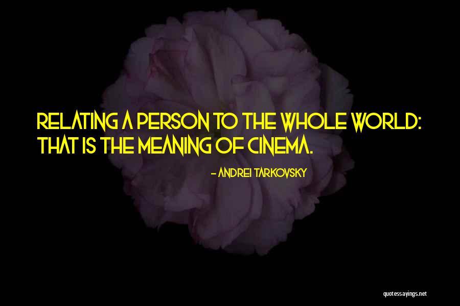 Znajdi Quotes By Andrei Tarkovsky