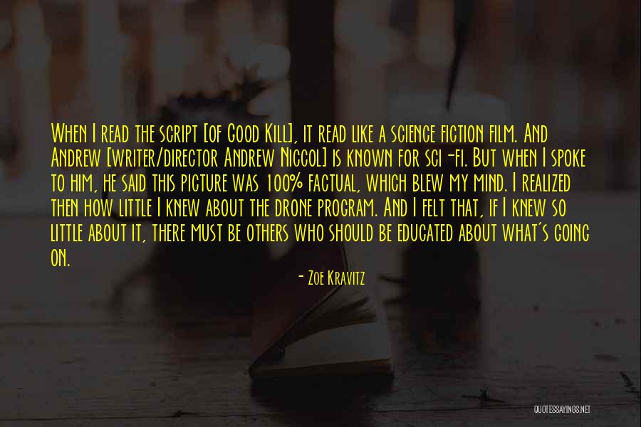 Zoe Kravitz Quotes 2091527 Zoe Kravitz Quotes 2091527