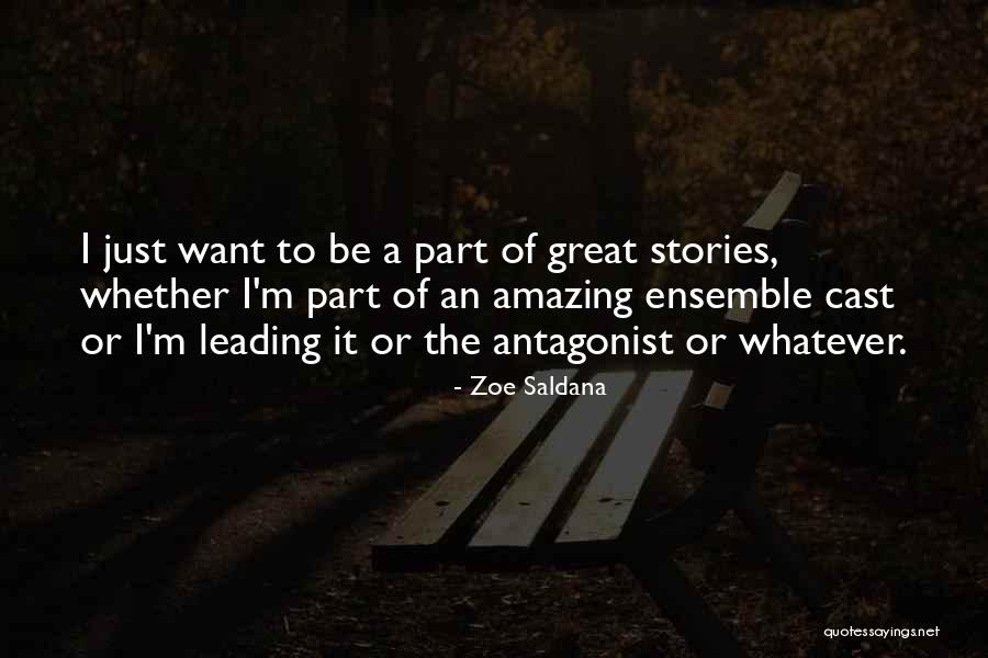 Zoe Saldana Quotes 425466 Zoe Saldana Quotes 425466