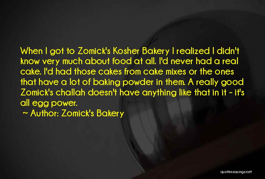 Zomick's Bakery Quotes 140317