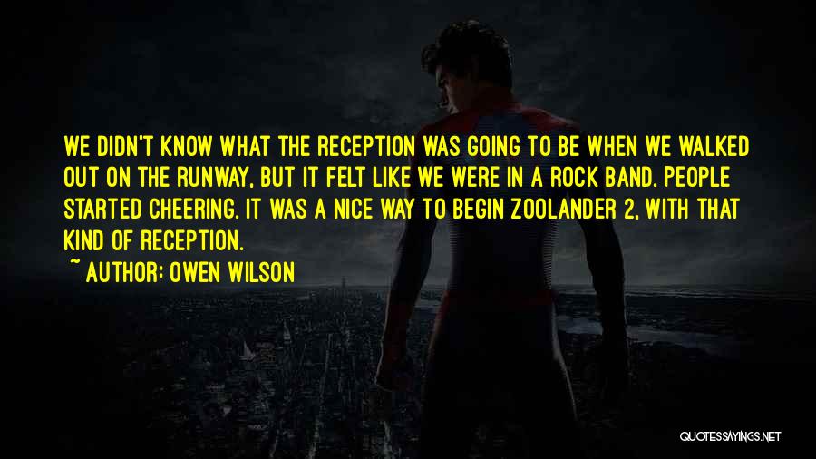 Zoolander Runway Quotes By Owen Wilson