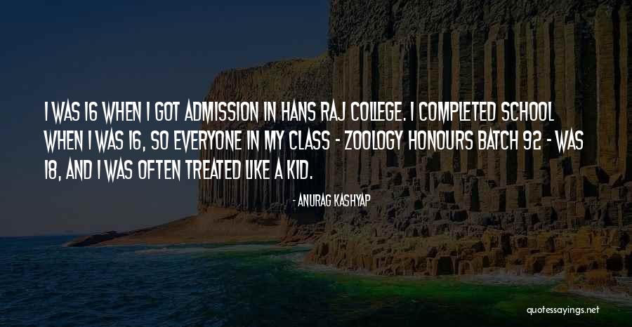 Zoology Quotes By Anurag Kashyap