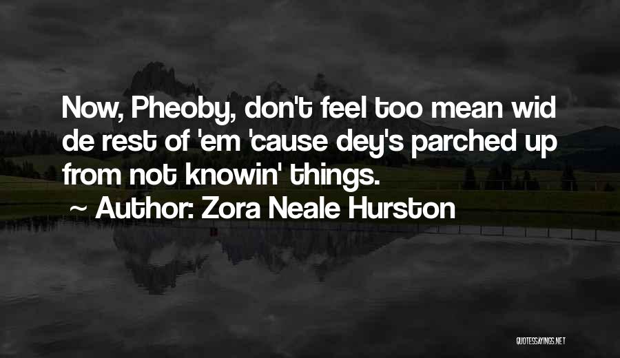 Zora Neale Quotes By Zora Neale Hurston